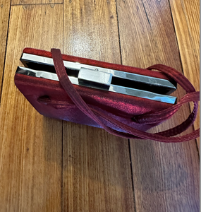 Romanitc red evening bag